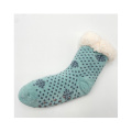 Anti Slip Thermal Winter Cable Knit Slipper Socks